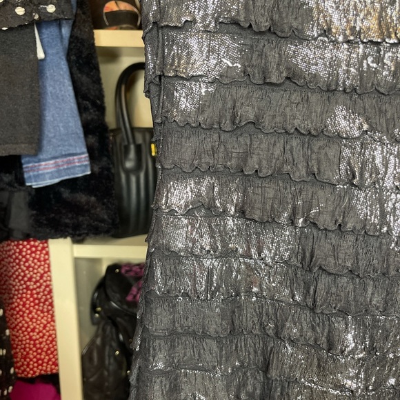 Metallic Betsey Johnson Dress - Picture 3 of 4